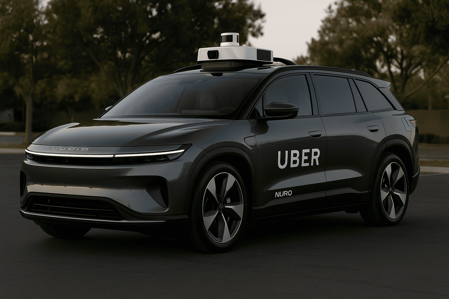 Uber choisit le SUV électrique Lucid Gravity pour ses futurs robotaxis